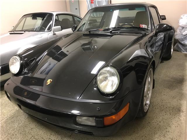 1994 porsche 911 turbo 54,562 miles black metallic flat 6 cylinder engine 3.6l