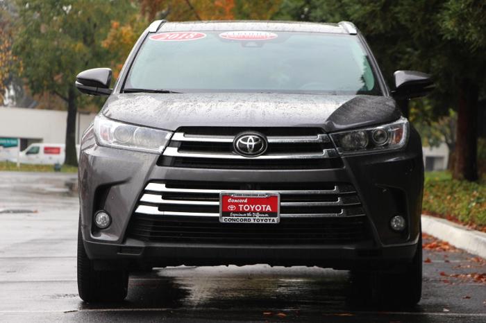 certified 2018 toyota highlander limited concord, ca 94520 for sale in concord, california