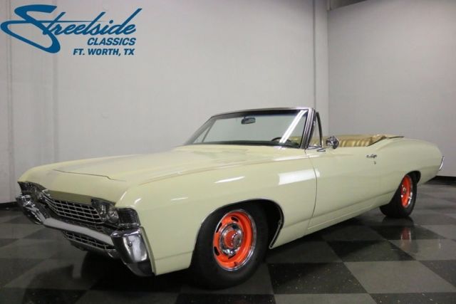 1968 chevrolet impala convertible 2083 miles palomino ivory convertible 400 v8 4