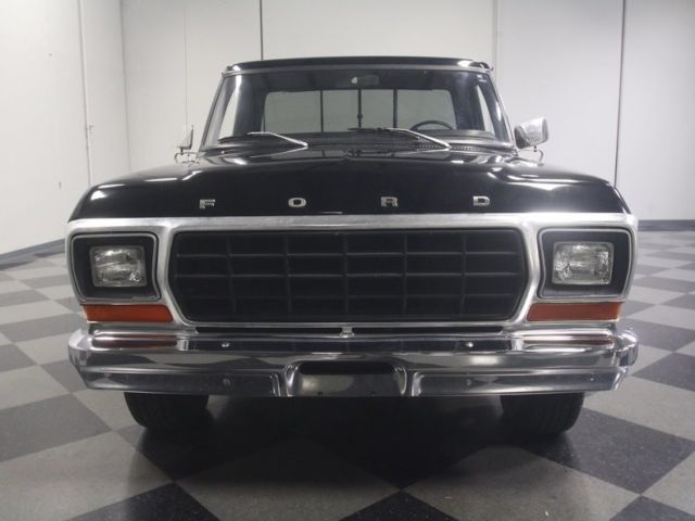 1979 ford f-100 ranger 55490 miles black pickup truck 302 v8 automatic