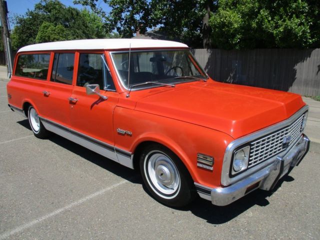 hugger orange very original all 3 seats ps pb dual a/c at 350 v8 clamshell