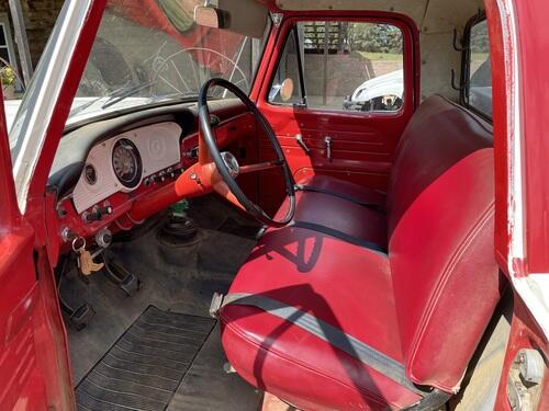1966 ford f100. runs good new tires four speed transmission 300 6 engine