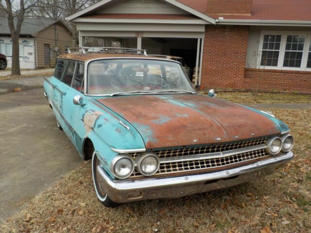 1961 ford galaxie country sedan station wagon