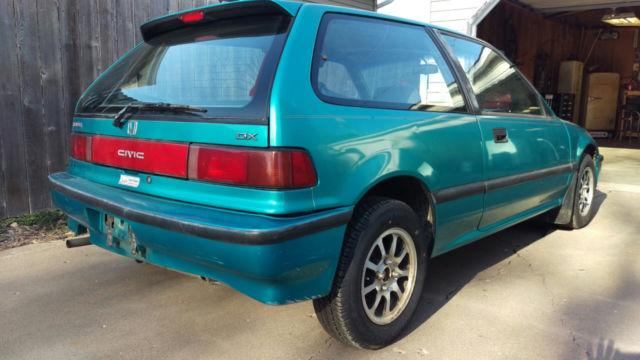 1991 honda civic dx 3dr hatchback ef-extremely solid-100% stock