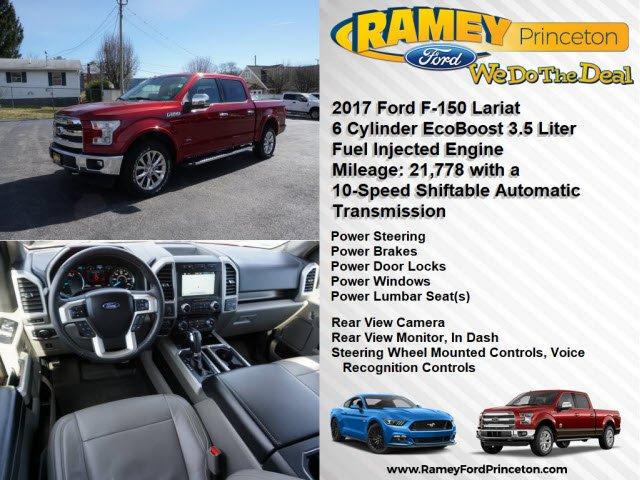 used 2017 ford f150 lariat princeton, wv 24740 for sale in elgood, west virginia