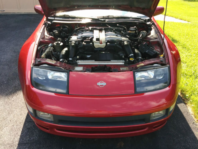 1992 nissan 300zx twin turbo : 24,399 original miles : cherry red pearl