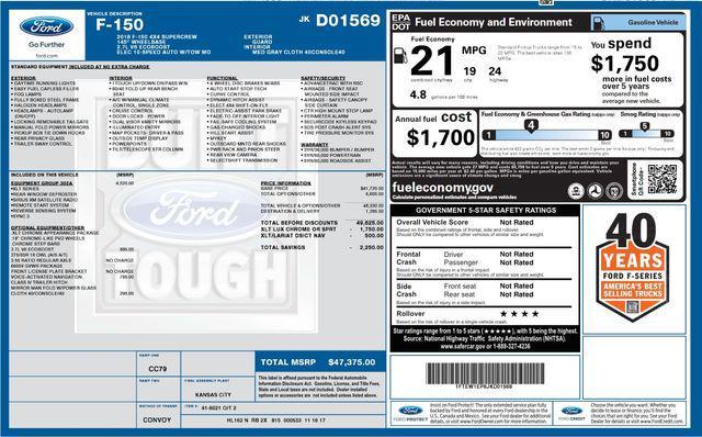 2018 ford f-150 xlt