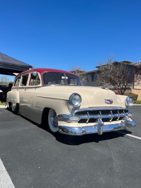 1954 chevrolet 150 wagon brown