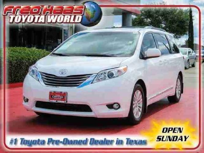 2012 toyota sienna ltd back up cam leather sunroof one owner in spring, tx
