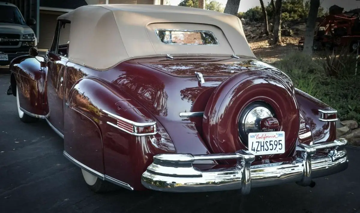 beautiful 1948 lincoln continental convertible