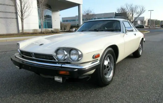 1987 jaguar xjs coupe white with red 1 owner stunning classic must see & drive
