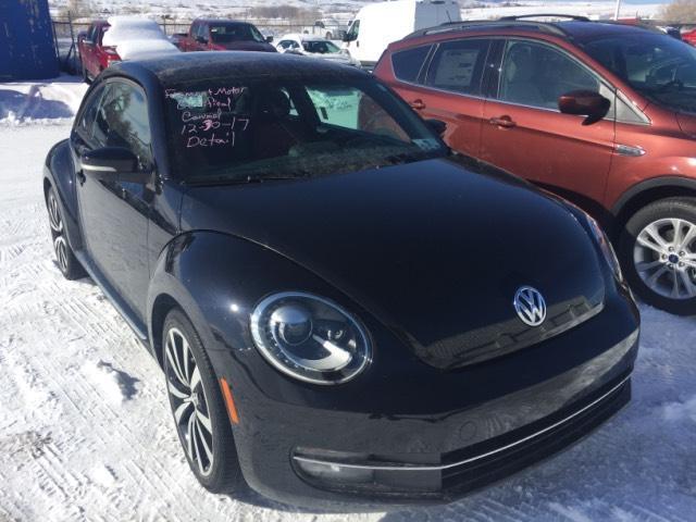 2013 volkswagen beetle turbo pzev turbo pzev 2dr coupe 6a w/ sunroof, sound and navigation (ends 1/13 for sale in atlantic city, wyoming