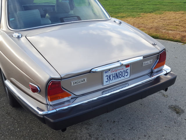 1987 jaguar xj6 vanden plas. original 99.9% rust-free calif. car. no reserve!