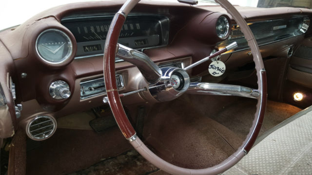 1960 cadillac sedan de ville series 60 v8 flat top model