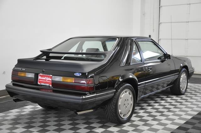 1985 ford mustang svo black grey leather 5-speed manual books only 8800 miles