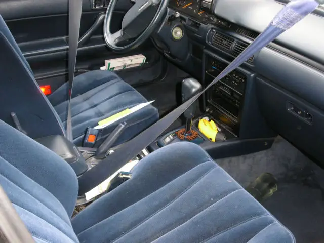 1990 silver blue toyota camry v6
