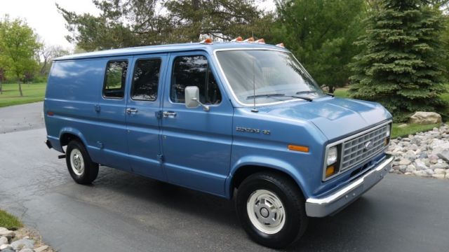 unbelievable 1985 e150 ford econoline van - only 29,934 actual miles!