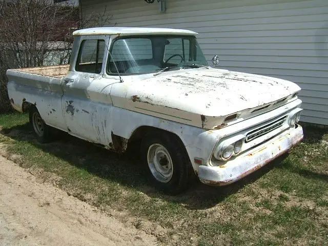 1961 chevrolet short bed big window pickup truck project chevy