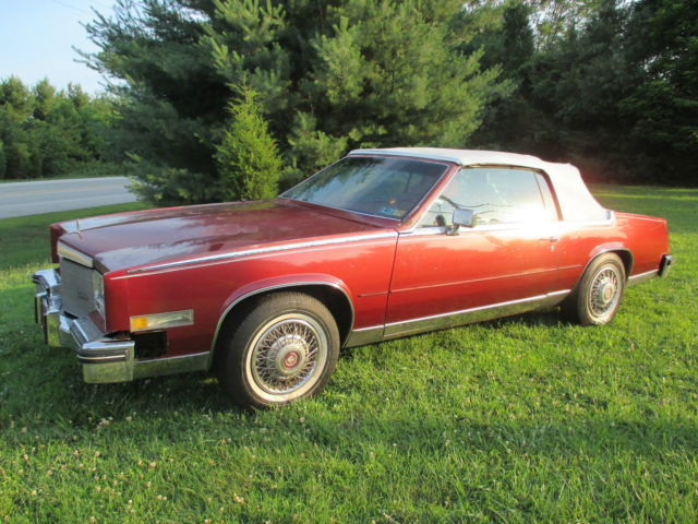 1985 cadillac eldorado biarritz convertible