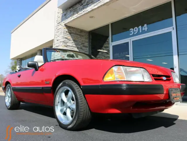 1989 5.0 5l v8 mustang convertible no damage history new paintnew interior