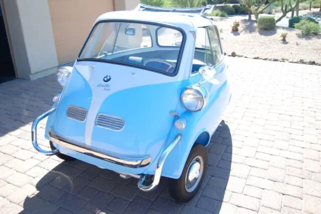 1958 bmw isetta 300 original color scheme, assembled professionally by werner