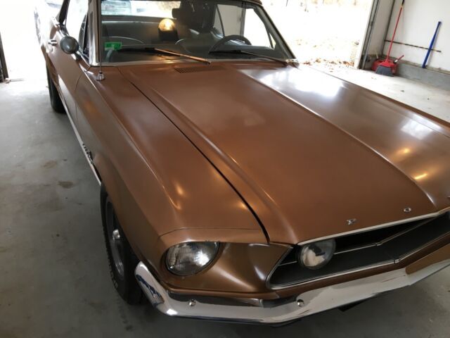 1967 ford mustang convertible brown rwd manual