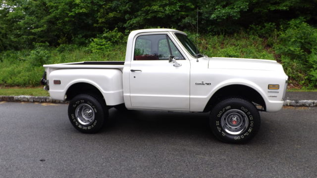 beautifully restored 1972 chevy custom/10 styleside 4x4 pick-up