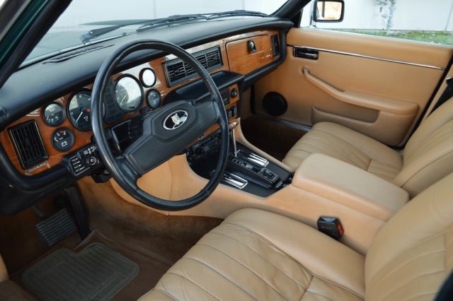 1983 jaguar xj6 saloon finished in racing green with tan leather interior