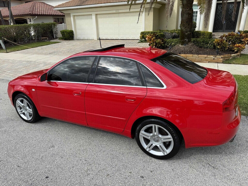 2007 audi a4 2.0t - gorgeous red over tan - 1 owner - 43k miles