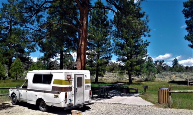 1974 toyota hilux chinook rv camper