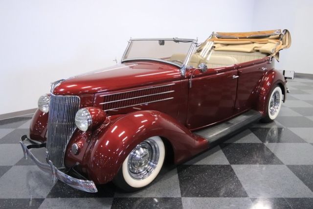1936 ford deluxe phaeton convertible 5.7 liter v8 automatic classic vintage coll