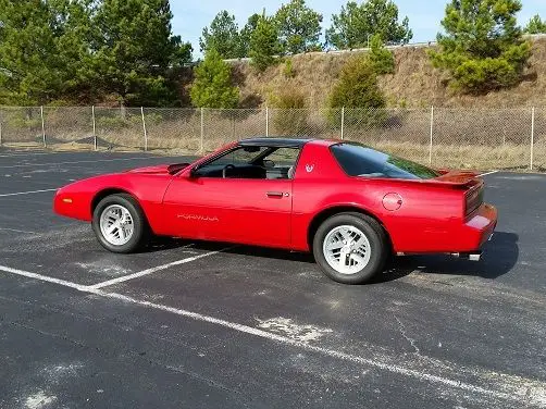 1992 pontiac firebird 131077 miles red