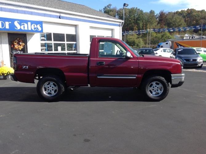 used 2004 chevrolet silverado 1500 4x4 regular cab barboursville, wv 25504 for sale in barboursville, west virginia