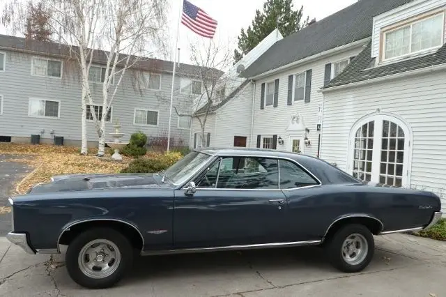 1966 pontiac gto coupe 0 miles blue 400 v8 manual