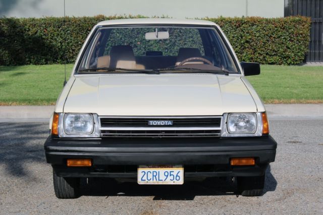 california original, 1986 toyota tercel, 4spd, one owner, 94k orig miles, 35 mpg