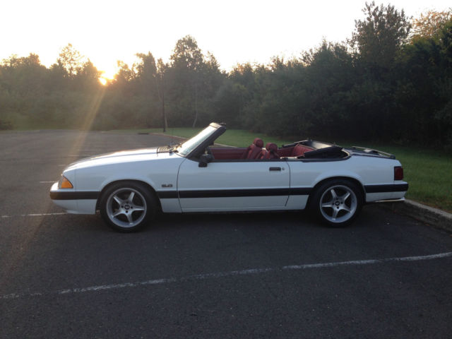1991 ford mustang lx convertible 2-door 5.0l supercharged