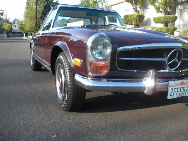 1971 mercedes 280 sl roadster very rare u.s 4speed trans original factory option