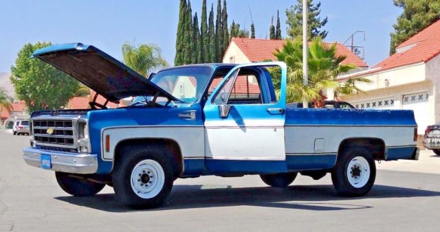 no reserve c2o silverado package original patina 350 v8 runs and drives great