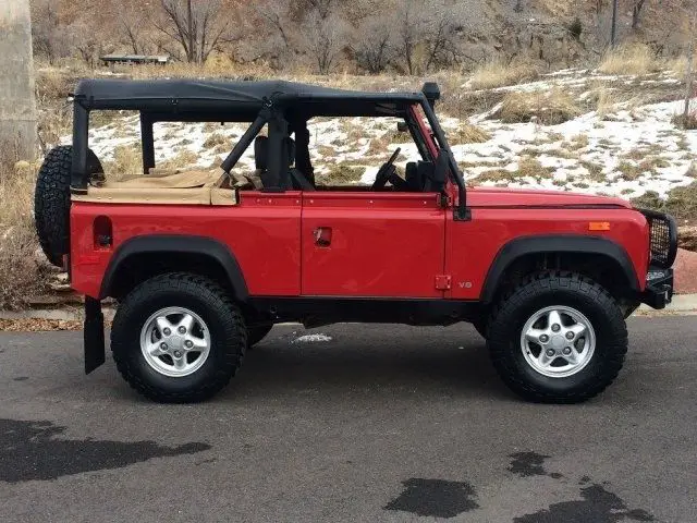 $1200 shipping credit 5 days only!! 1994 land rover defender 90 2dr convertible