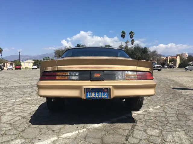 1981 camaro z28 4 speed manual california built