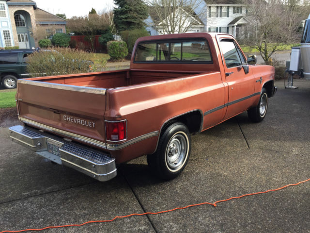 1987 chevrolet r10 custom deluxe standard cab pickup 2-door 5.0l