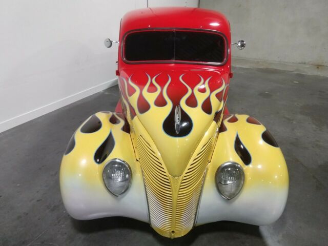 1938 ford deluxe coupe street rod 350 v-8 automatic trans mustang ii front end