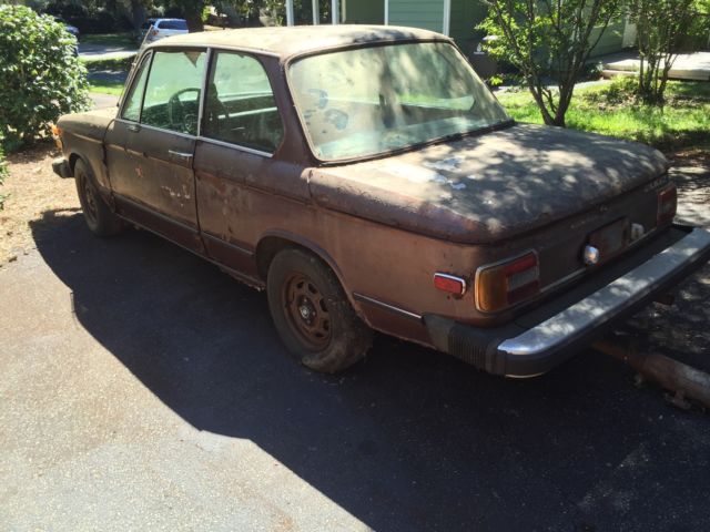 1974 bmw 2002 parts car m10 engine 4 spd transmission a/c