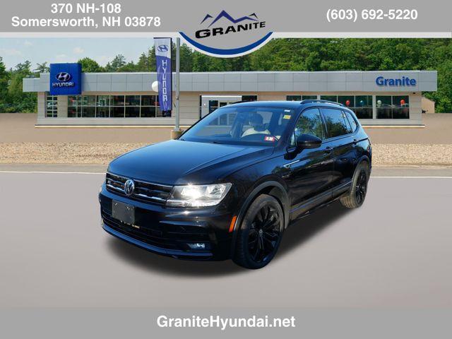 2021 volkswagen tiguan 2.0t se r-line black