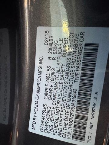 2018 honda accord touring 2.0t