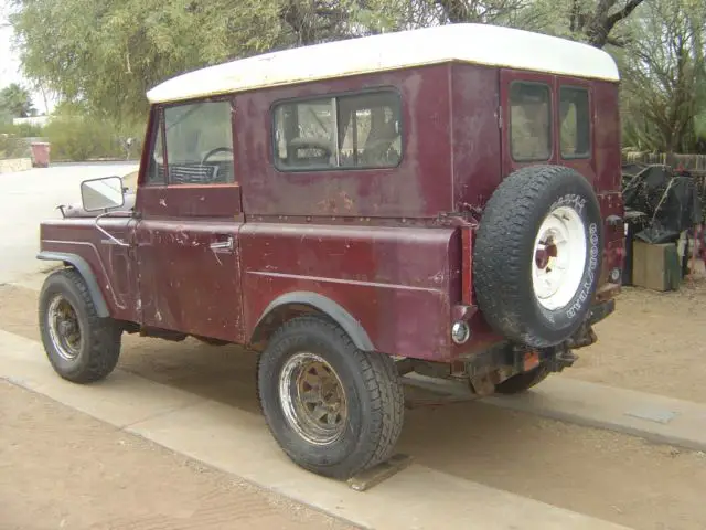 1966 nissan patrol hard top & parts lot