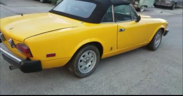 1981 fiat spider