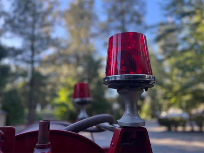 1968 international fire truck in nevada city, california