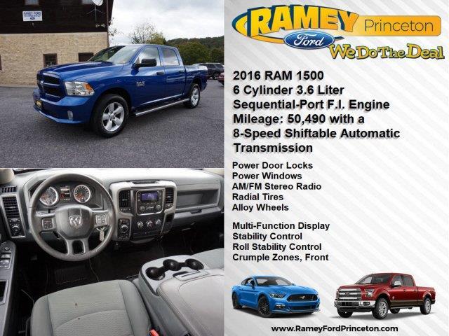 2016 ram ram pickup 1500 express 4x4 express 4dr crew cab 5.5 ft. sb pickup for sale in elgood, west virginia