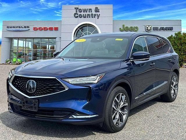 2022 acura mdx technology